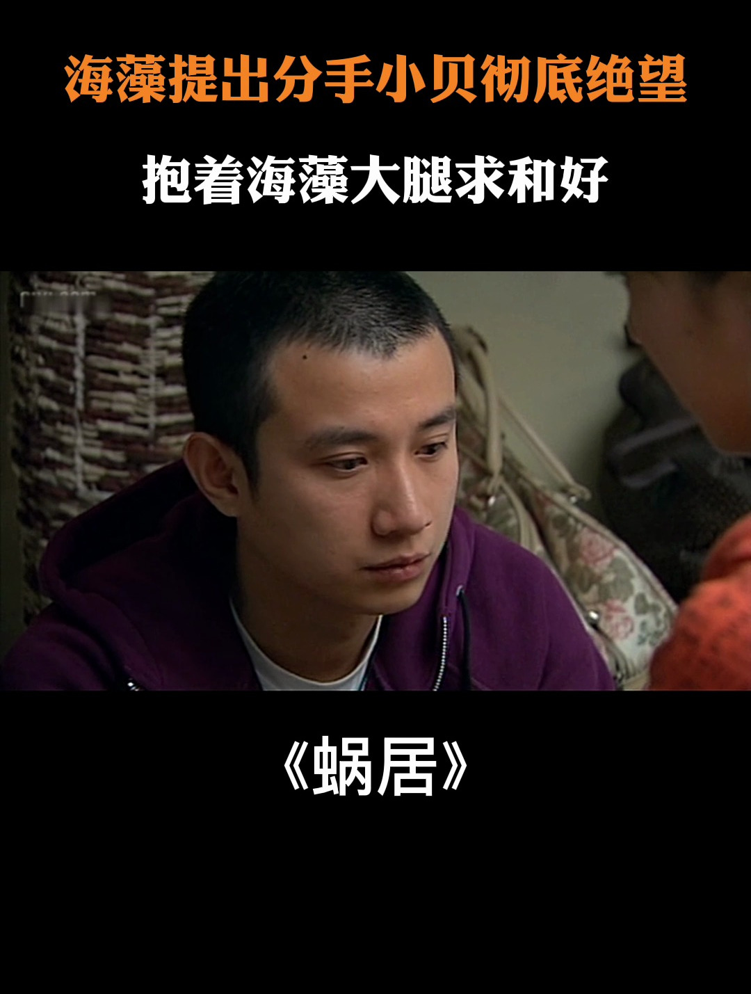 蜗居:海藻提出分手小贝彻底绝望,抱着海藻大腿求和好!