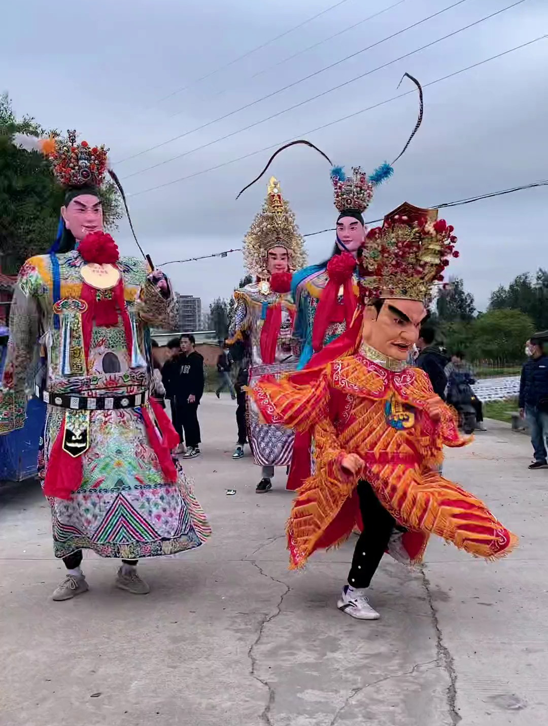 福建福州长乐游神 马夫 马奴 倘太子