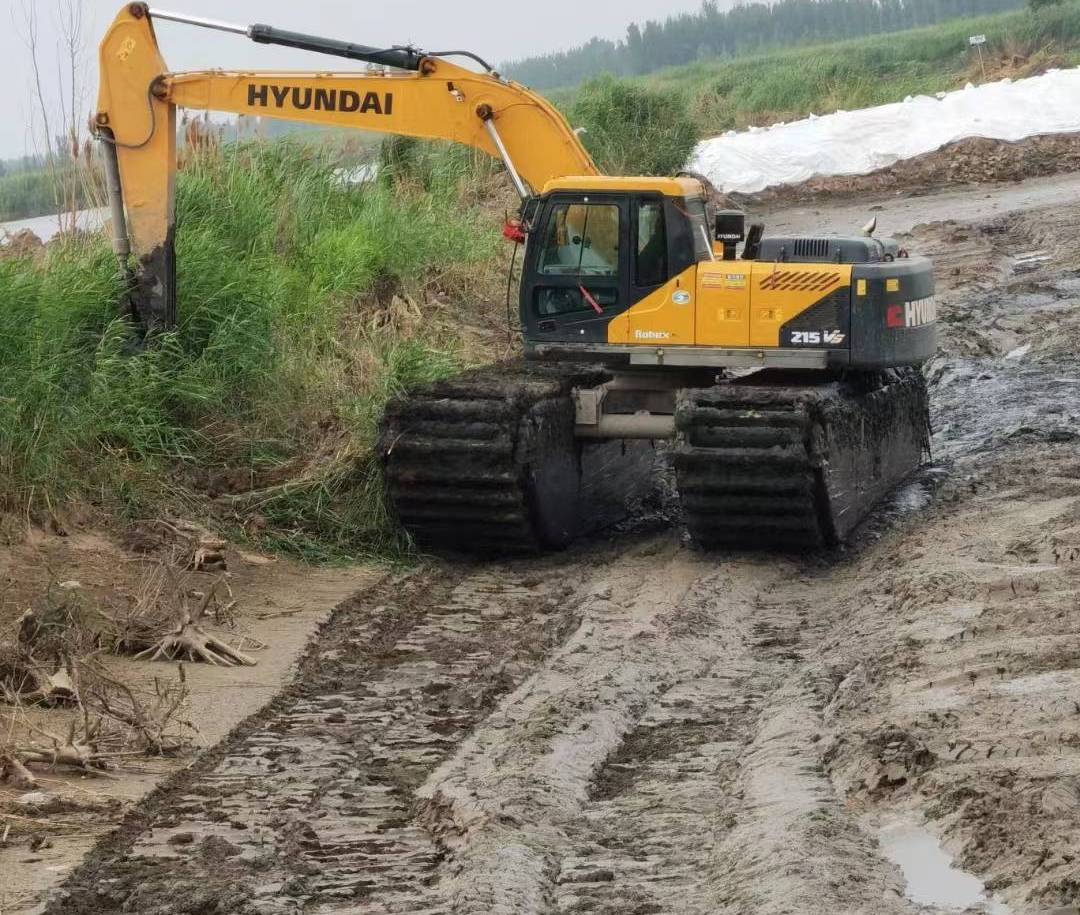 沼泽挖掘水上挖掘机出租