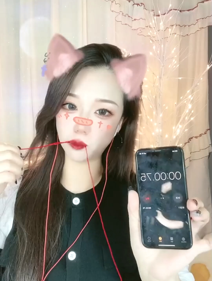 舌头编绳舌头舞全程无加速.你见过这么快的吗?-度小视