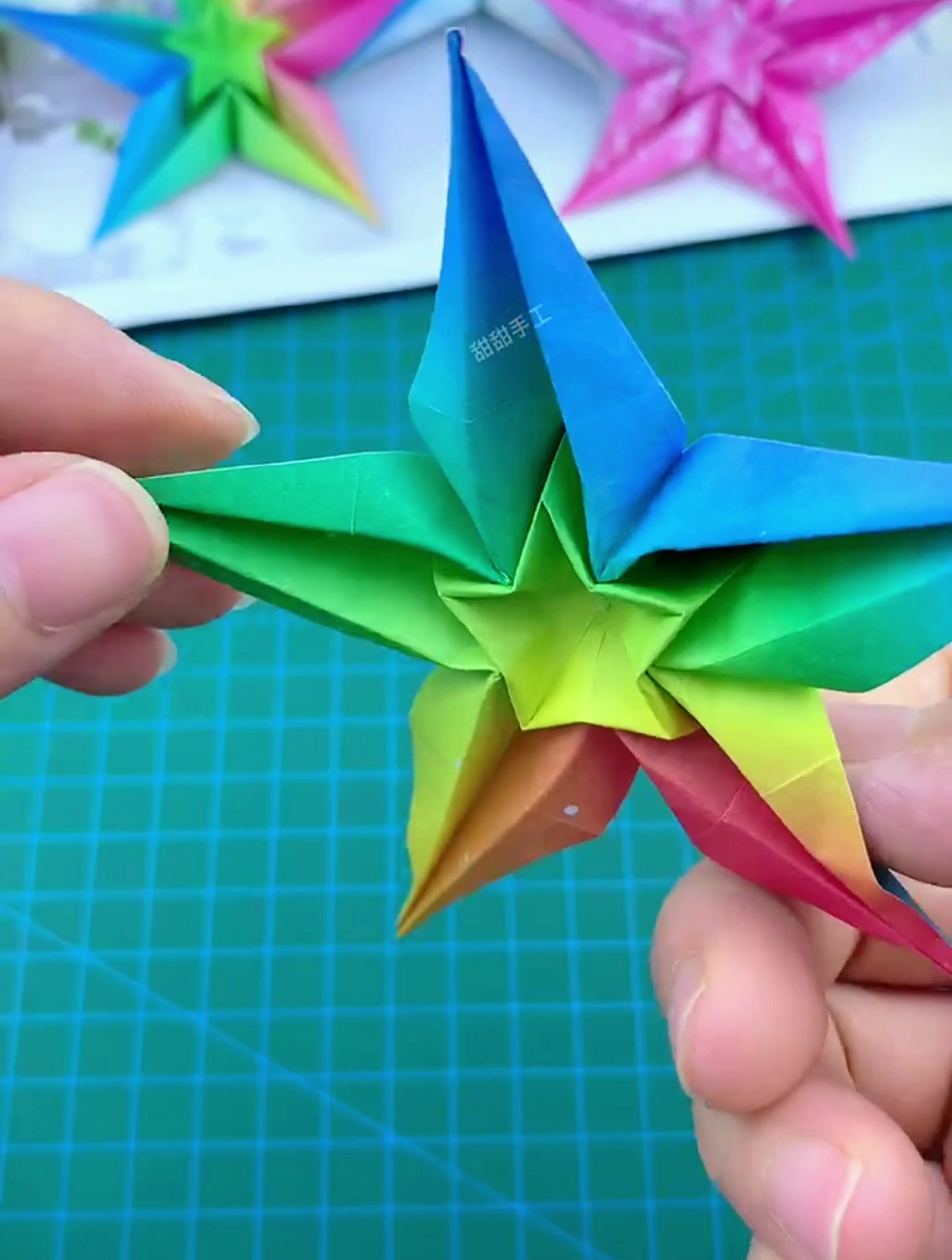 手工折纸 五角星