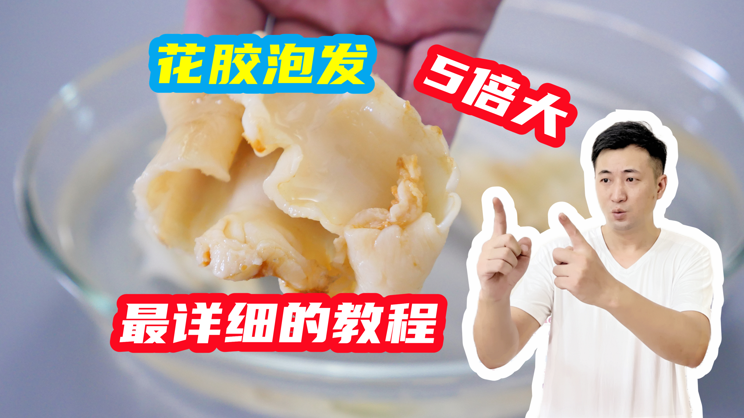 耗时18小时告诉你，这样泡发花胶和鱼胶，又大又快胶质感满满