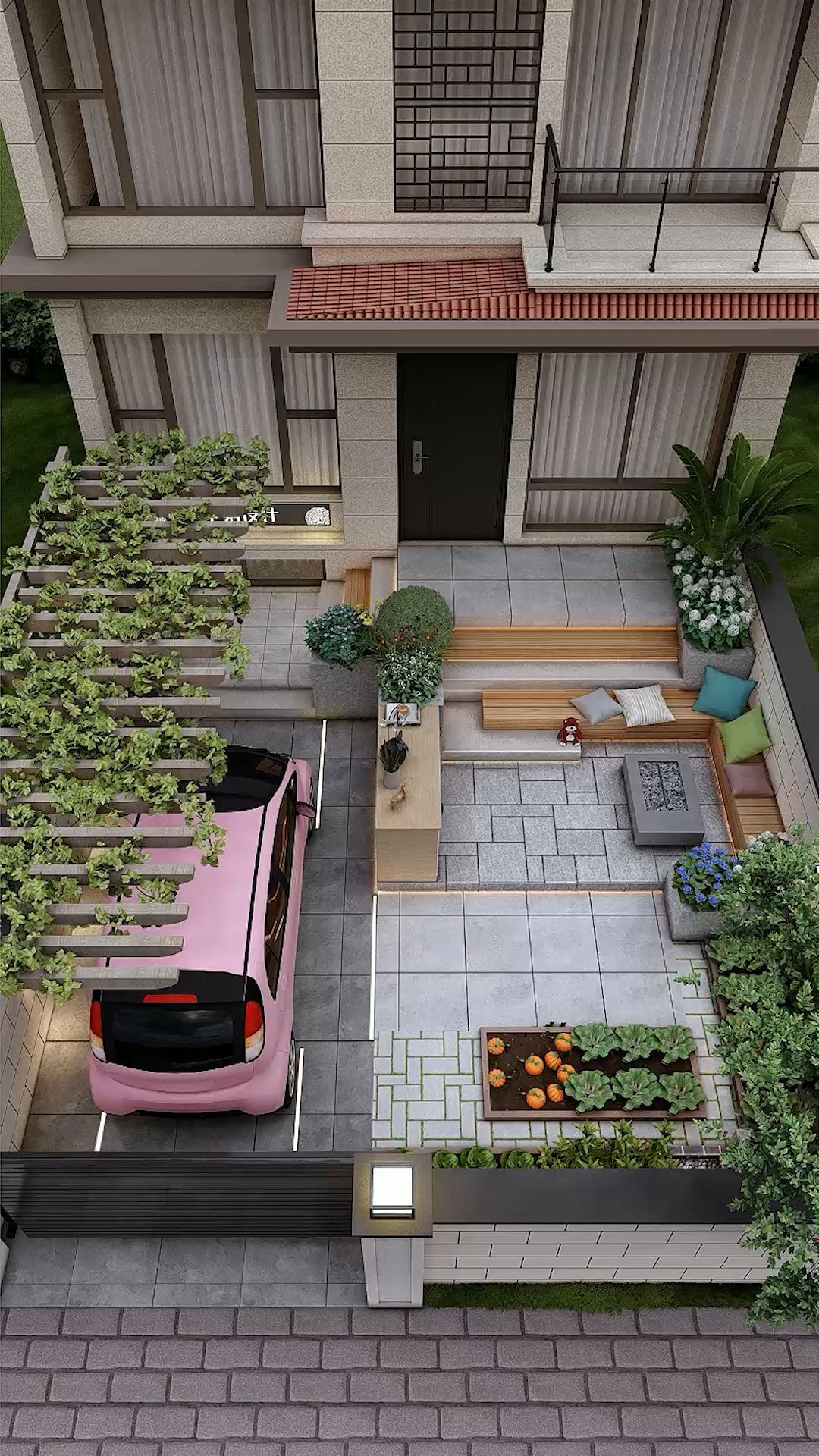 40平停车小院丨包工头看了都惊呆了-度小视