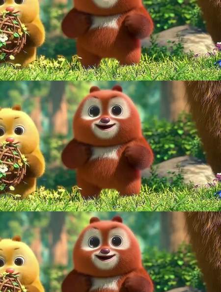 熊大熊二能长这么大真是个奇迹!-度小视