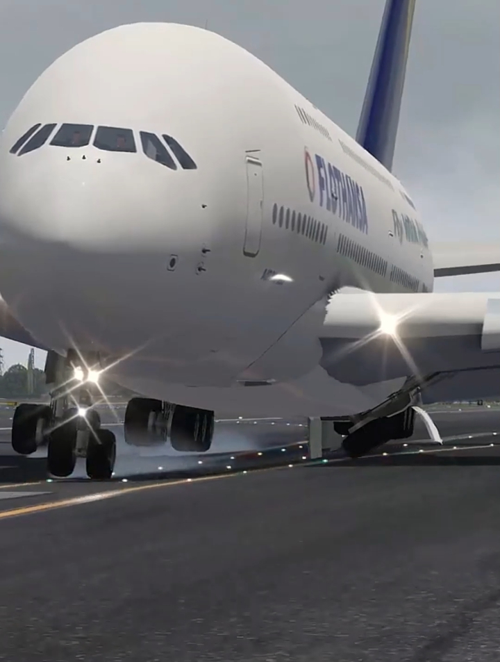 空客a380起落架故障,驾驶仪稳健着陆丨xp11-度小视