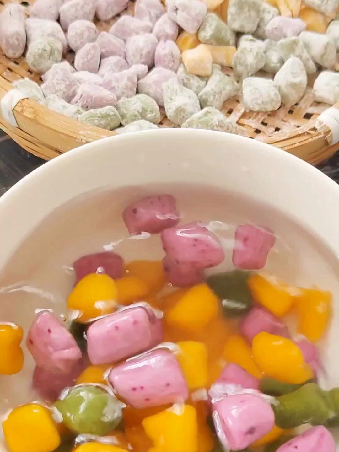 在家就能实现的甜品,芋圆仙草冻来了