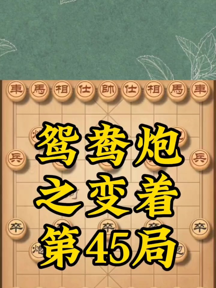 鸳鸯炮变着45 天天象棋