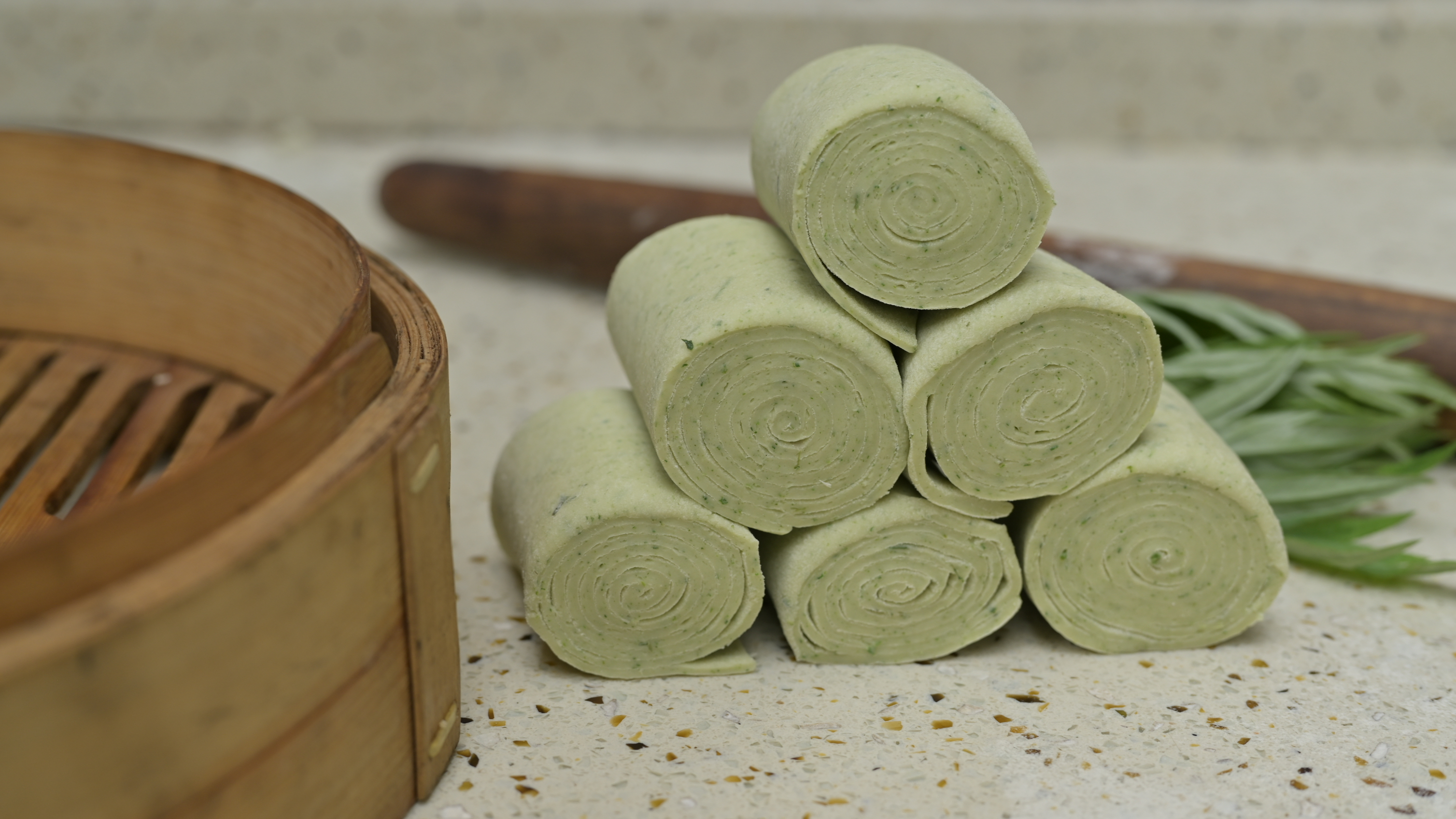 艾草别只会做青团,加面粉一样好吃,家乡美食,清明前后做正适合