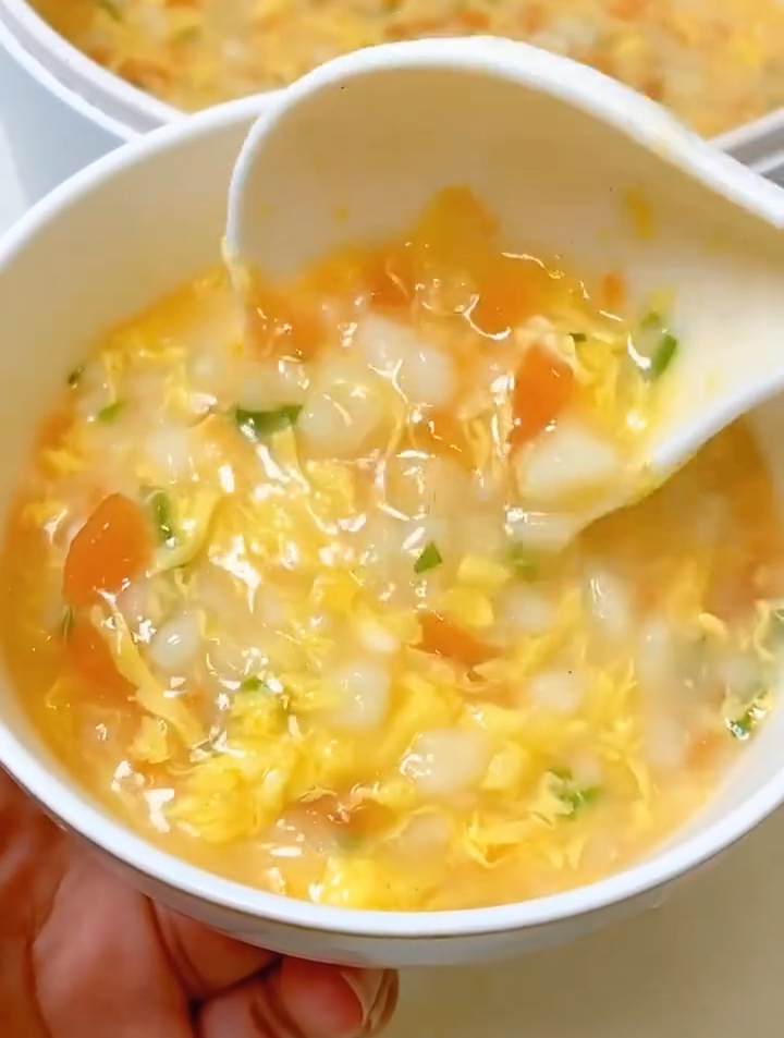 山药疙瘩汤好吃到停不下来 宝宝辅食-度小视