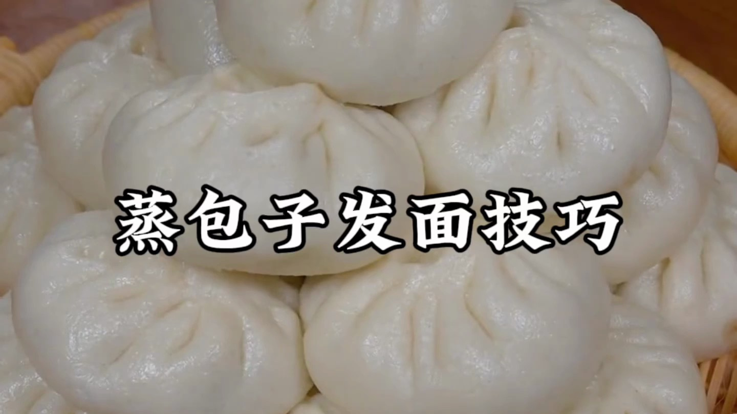 蒸包子发面怎么才能又蓬松又柔软