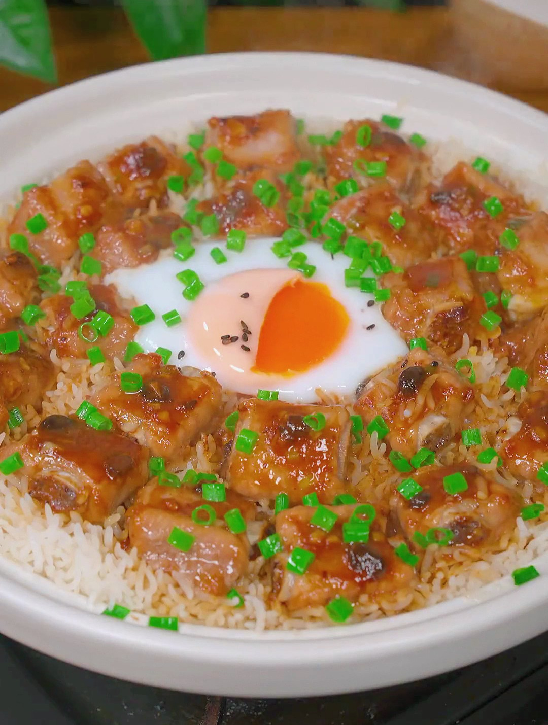 豉汁排骨煲仔饭～美食教程