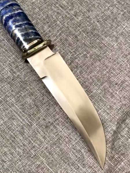 大马士革钢乌兹钢,是古老的印度产物,表面有像雪一样的花纹!-度小视