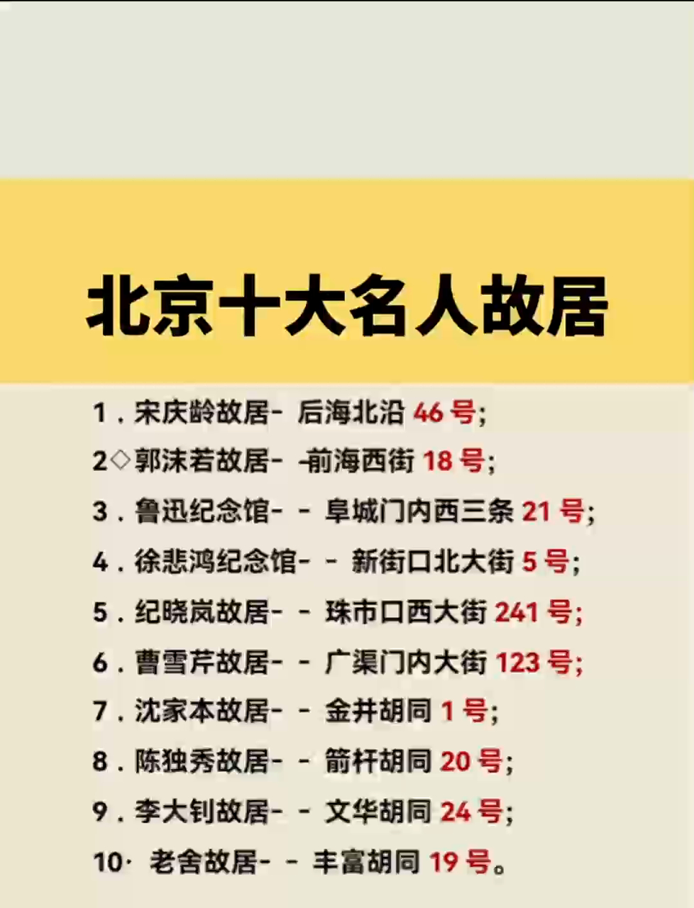 探寻北京文化底蕴:十大名人故居揭秘,领略历史名人生活印记