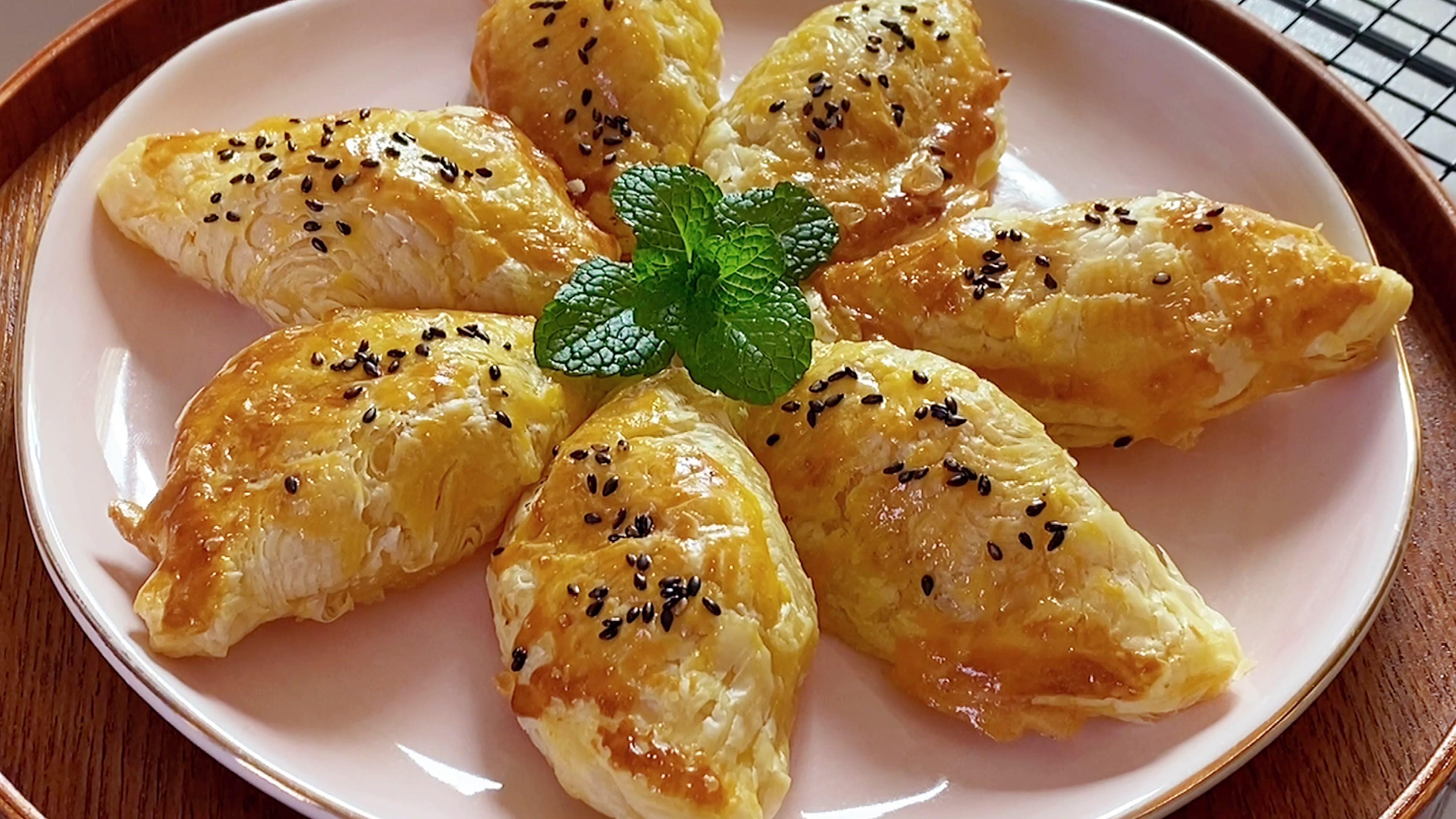 蛋挞皮怎么做好吃?烘焙大师教我一招,酥脆香甜真解馋