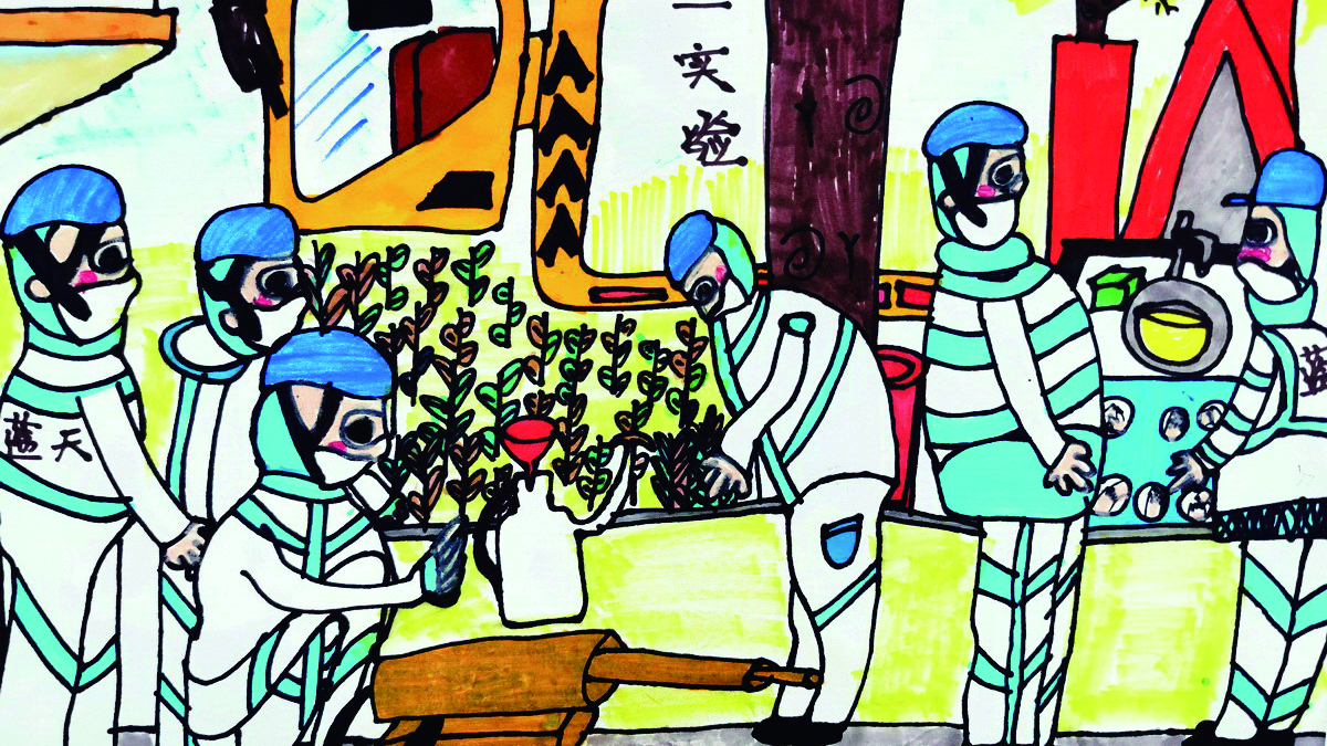 少儿书画大赛优秀儿童画欣赏——快乐时光