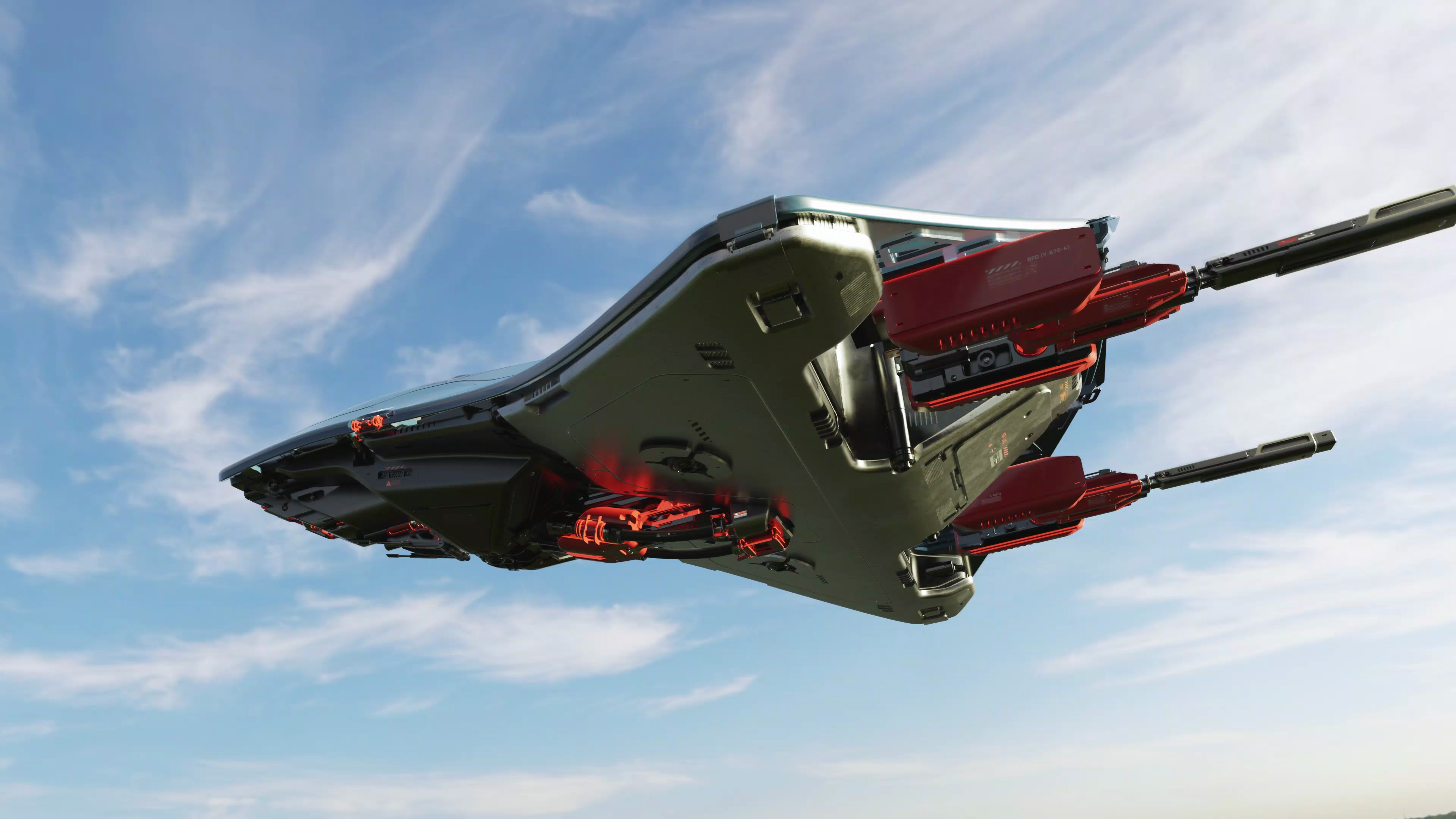 高清4K画质!模拟未来“飞鱼”仿生攻击机,细节展示其机械构造!