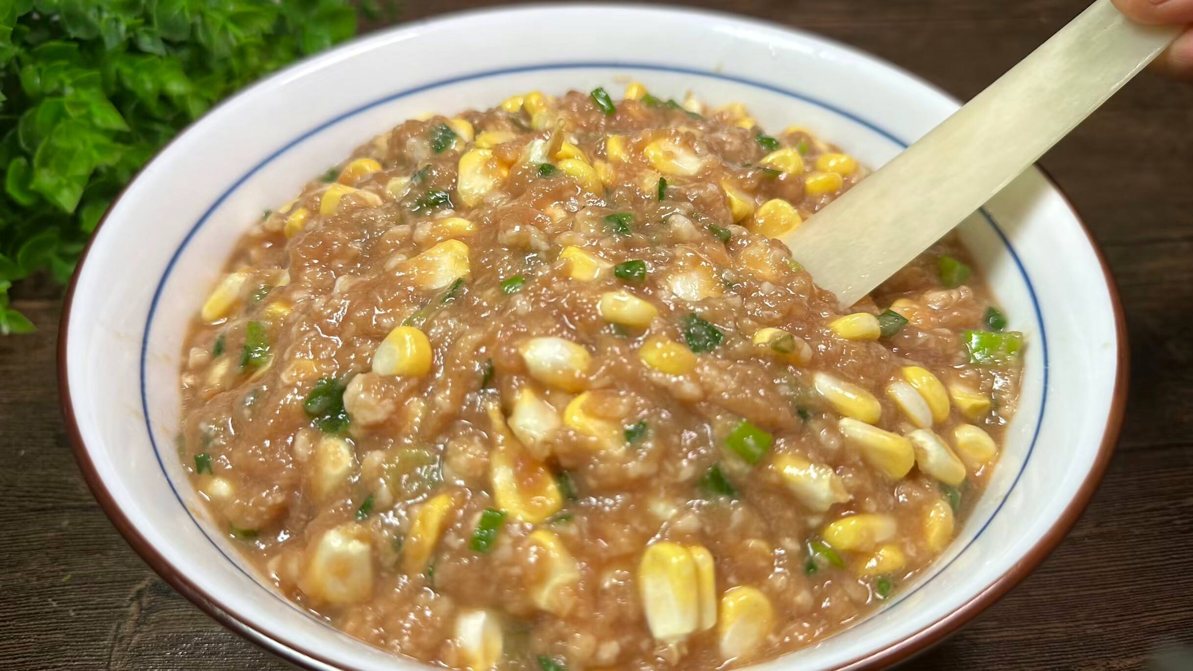 玉米包饺子,没想到这么好吃,教你调馅方法,出锅一口一个太香了