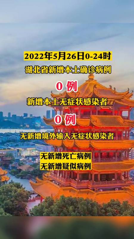 2022年5月26日湖北省新冠肺炎疫情情况