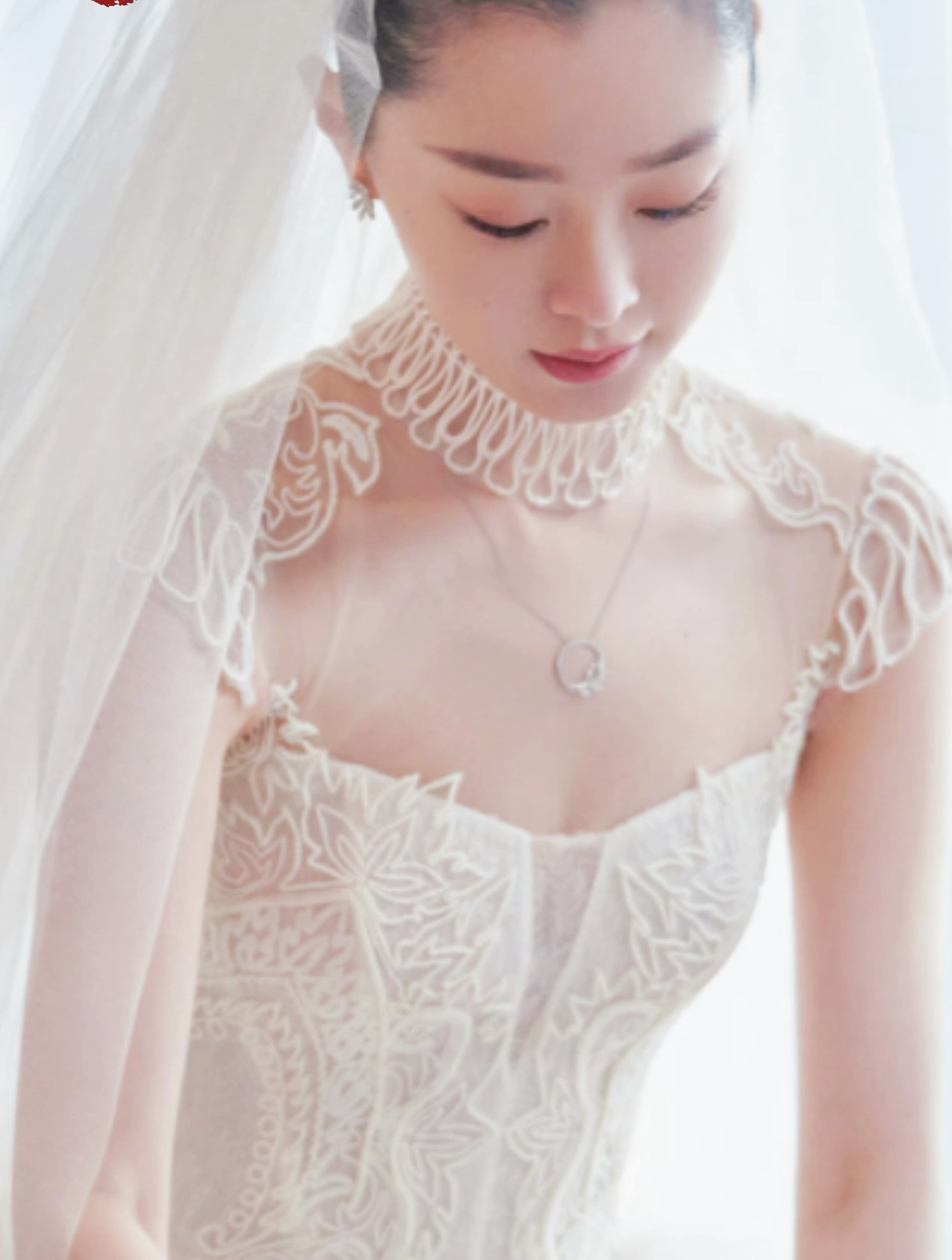 宋轶新娘婚纱绝美