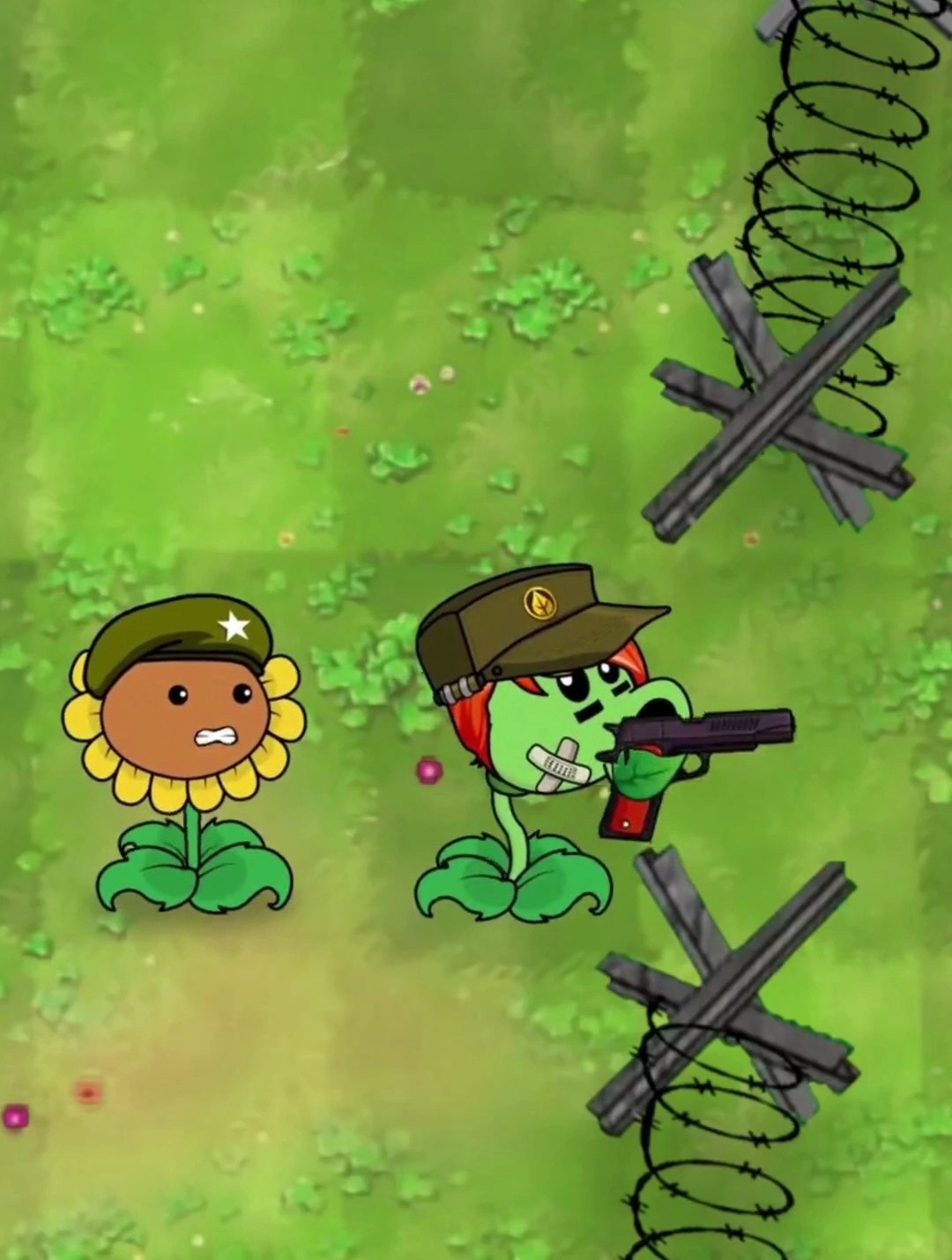 双枪豌豆可不是吹出来的