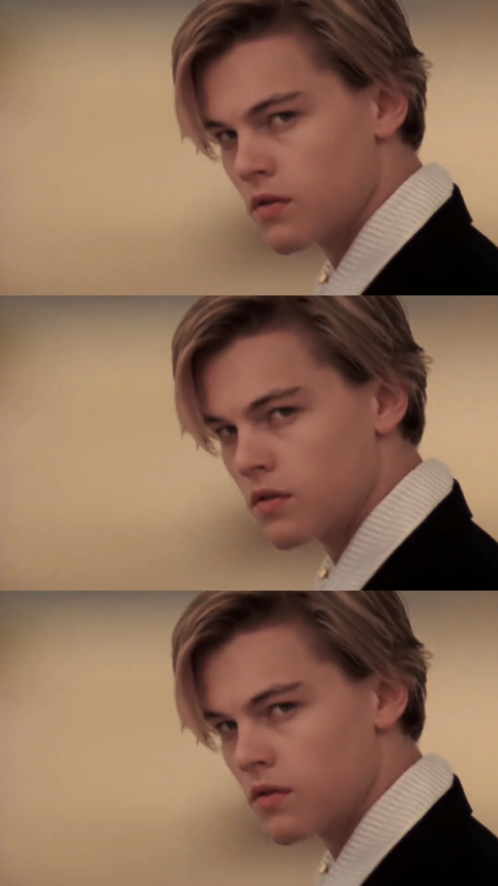 不愧是统一了全球审美的男人小李子年轻时那是真的帅