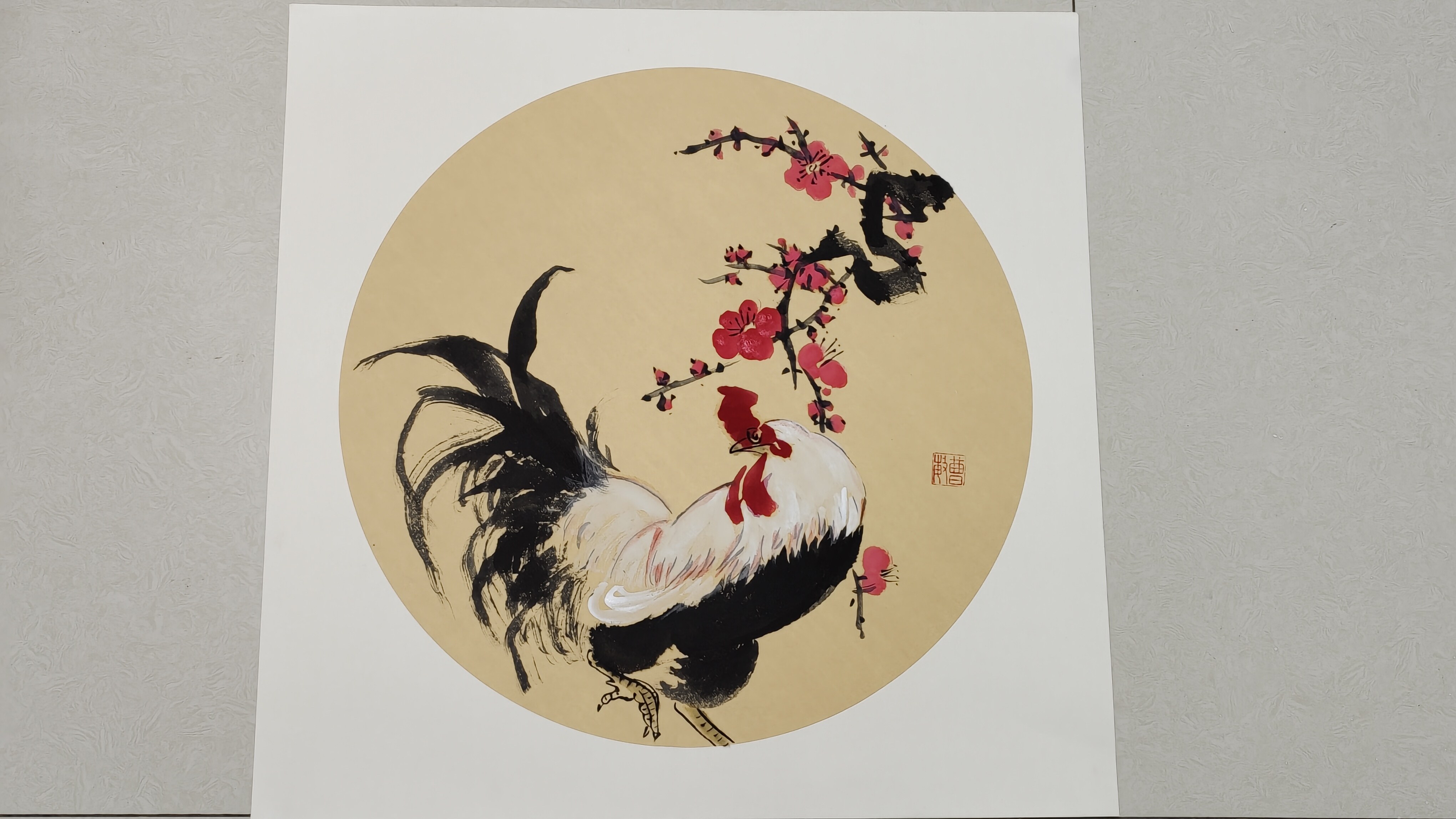 快速入门写意公鸡画法,这种方法值得学习