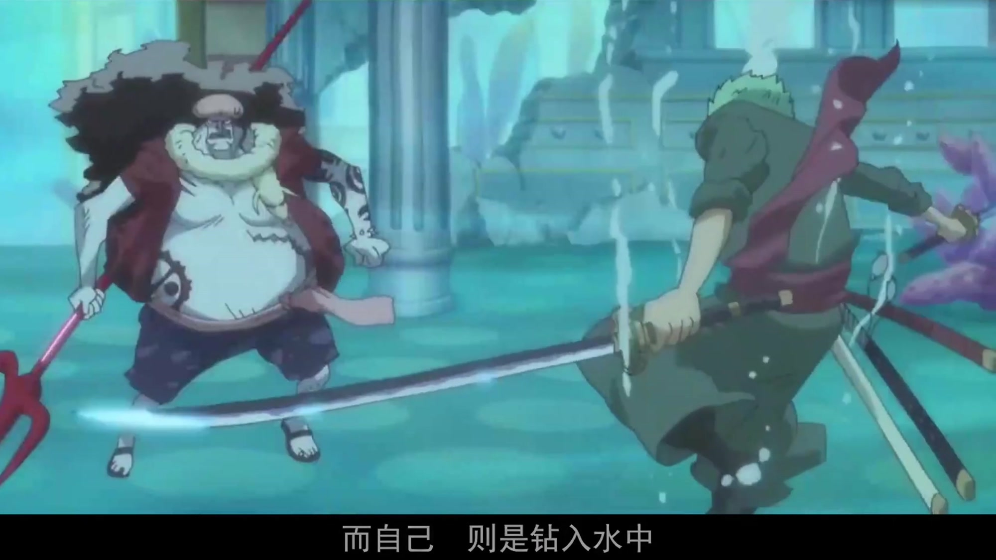 海贼王之鱼人岛篇:草帽一伙两年后实力大涨,路飞瞬秒众多鱼人5