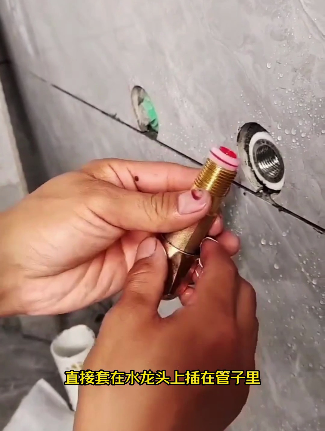 城里师傅都在用的水龙头"垫片",这效果实在让人不可思议!