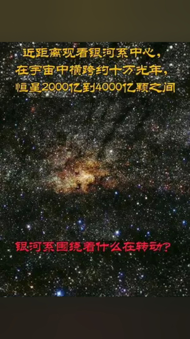 银河系围绕着什么在转动?