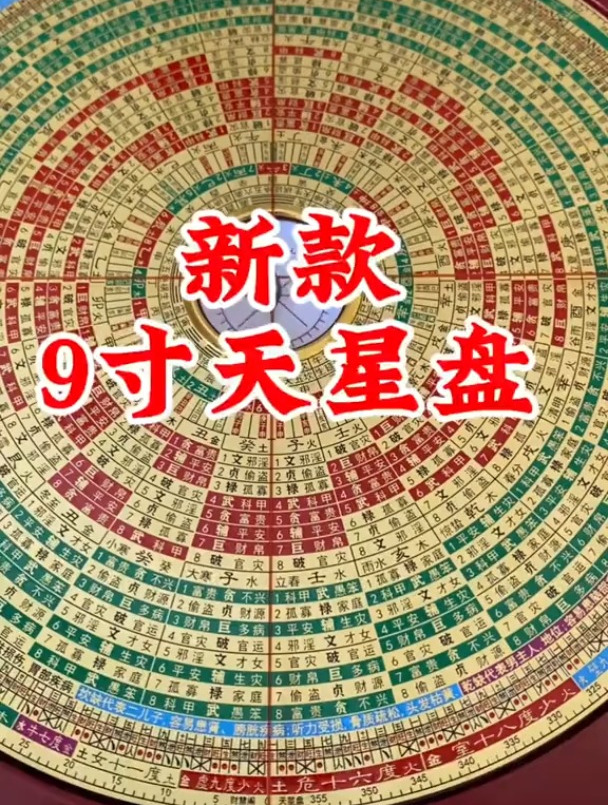 9寸天星盘的内容有哪些呢?其实看消砂和立向是这个盘的基础