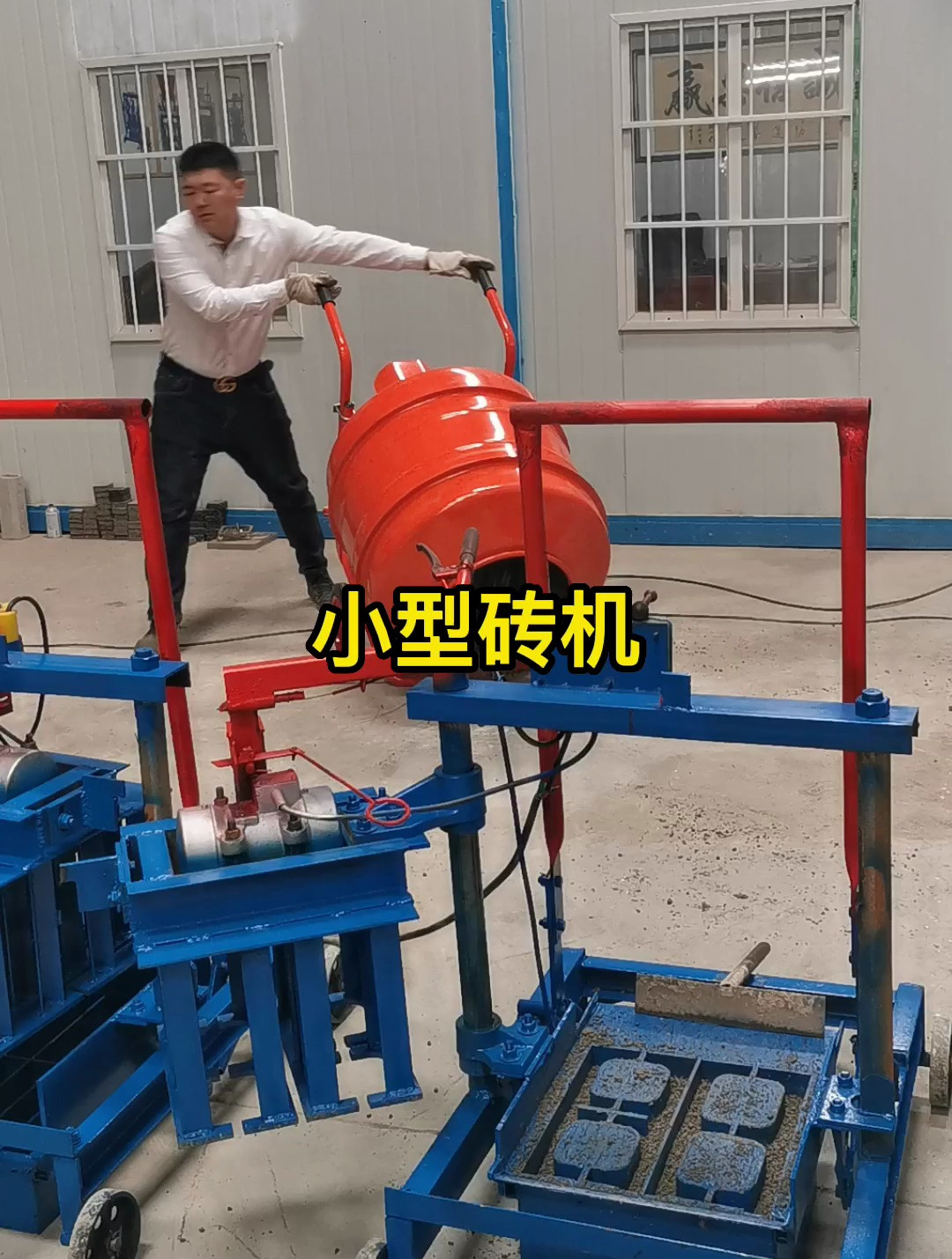 免烧水泥制砖机生产线