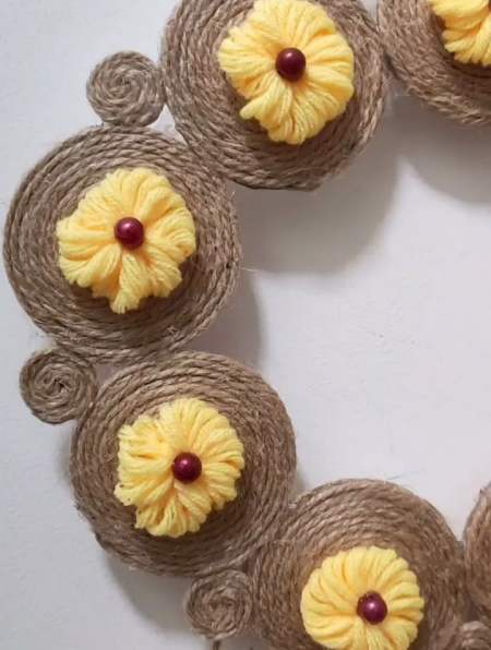 又一款麻绳墙饰出妒了亲们喜欢吗