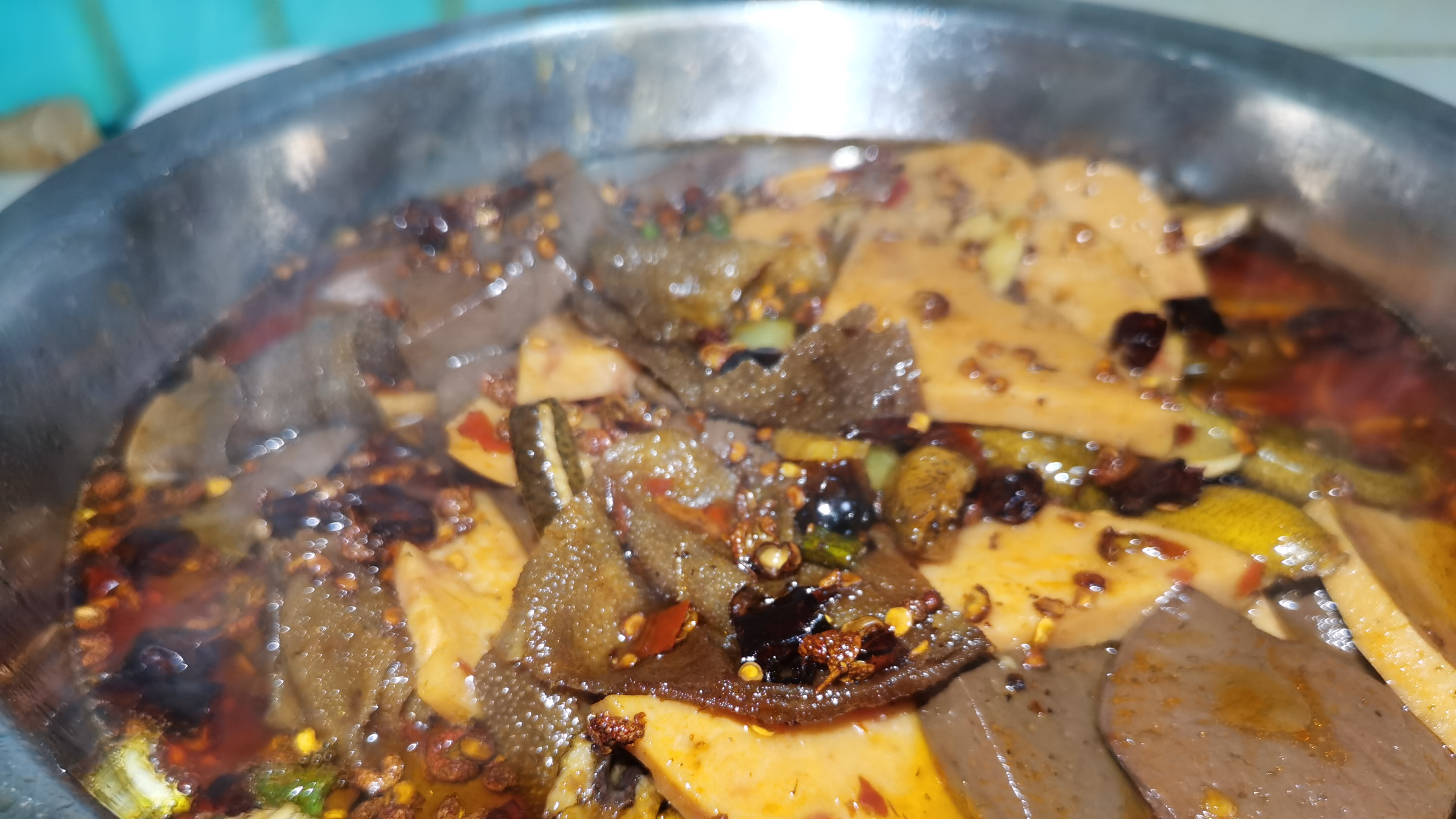 淮扬菜厨师在家做的毛血旺,感觉失败了