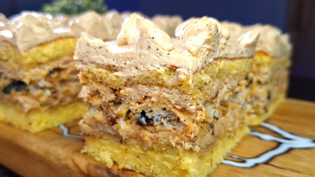 一个简单而美味的蛋糕,将为您的餐桌带来精致节日气氛