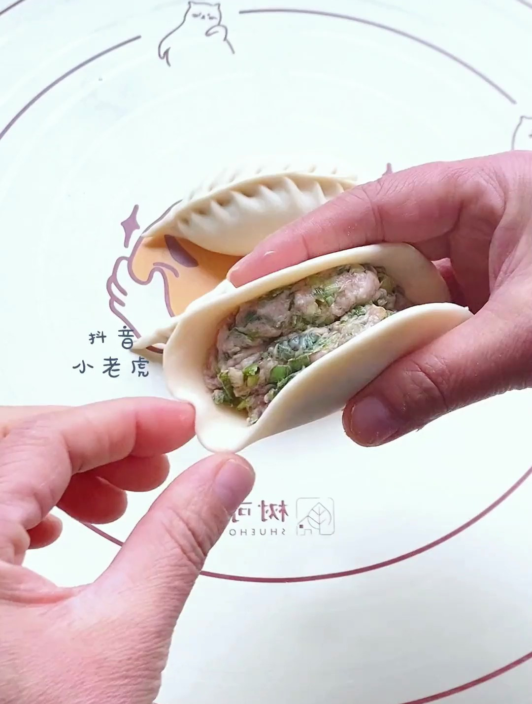 麦穗饺子学我这样做简单又好看-度小视