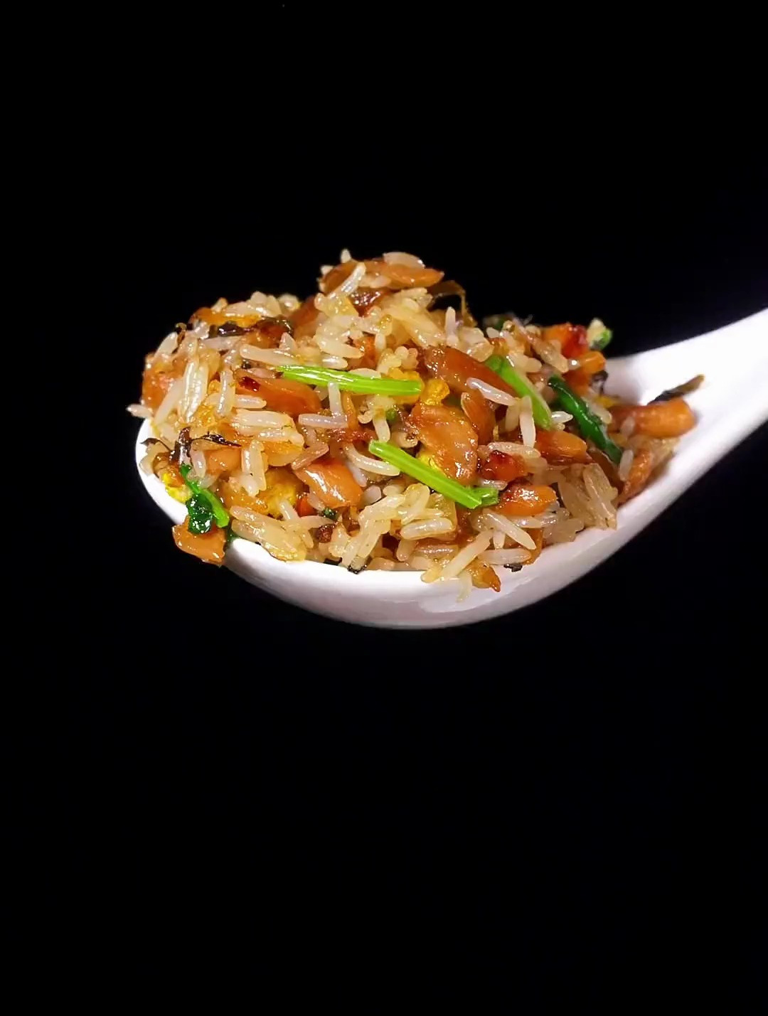 外婆菜香菜炒饭,太香太好吃了