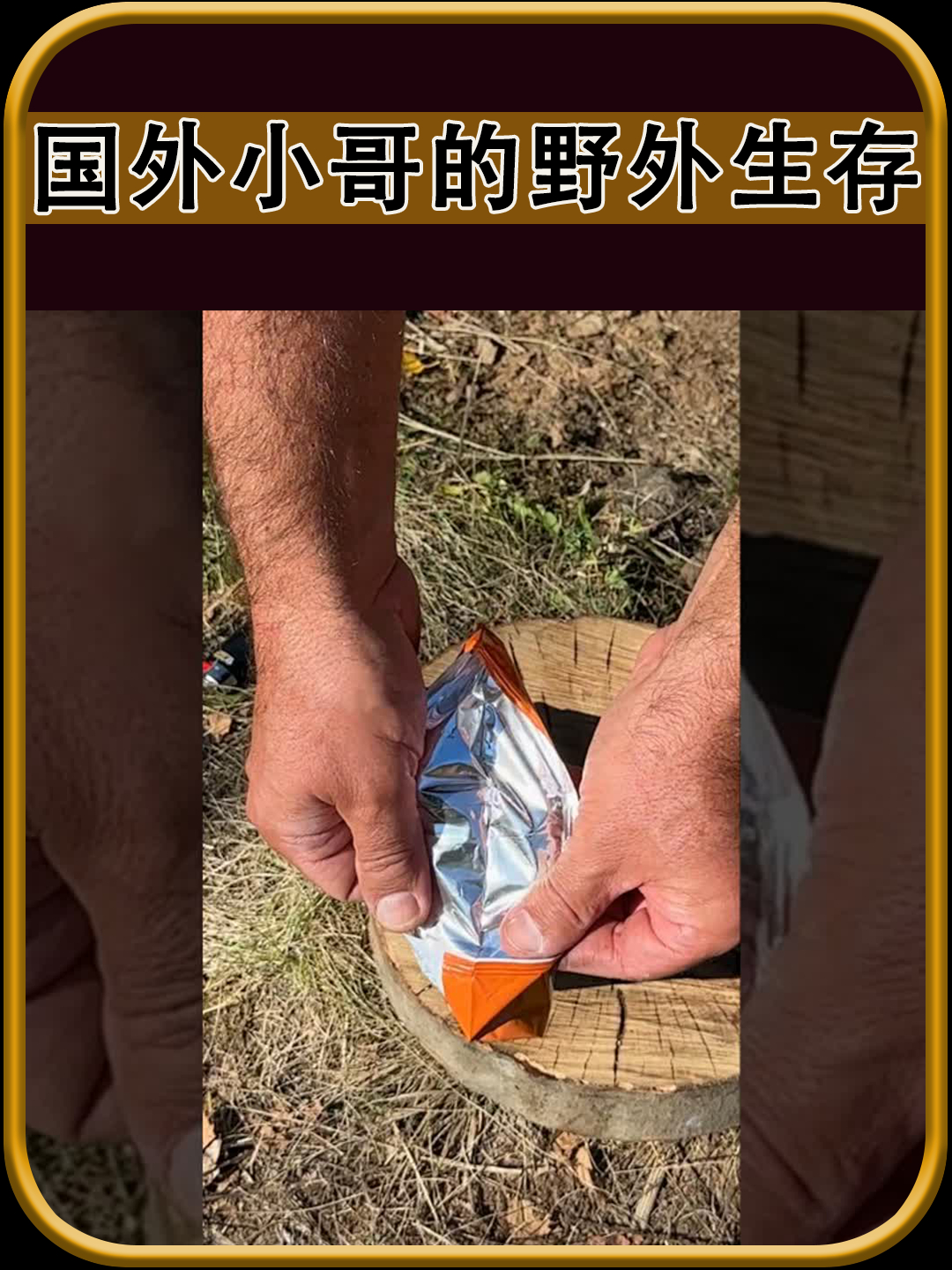 国外小哥的野外生存