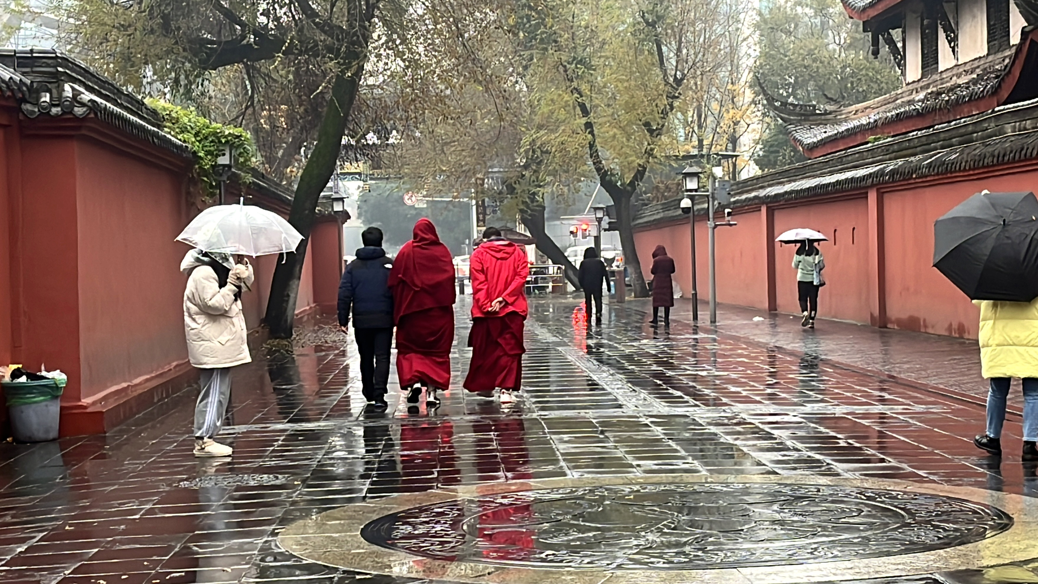 成都市中心最美寺庙，另外一面美全国都不多见，全年没有门票！