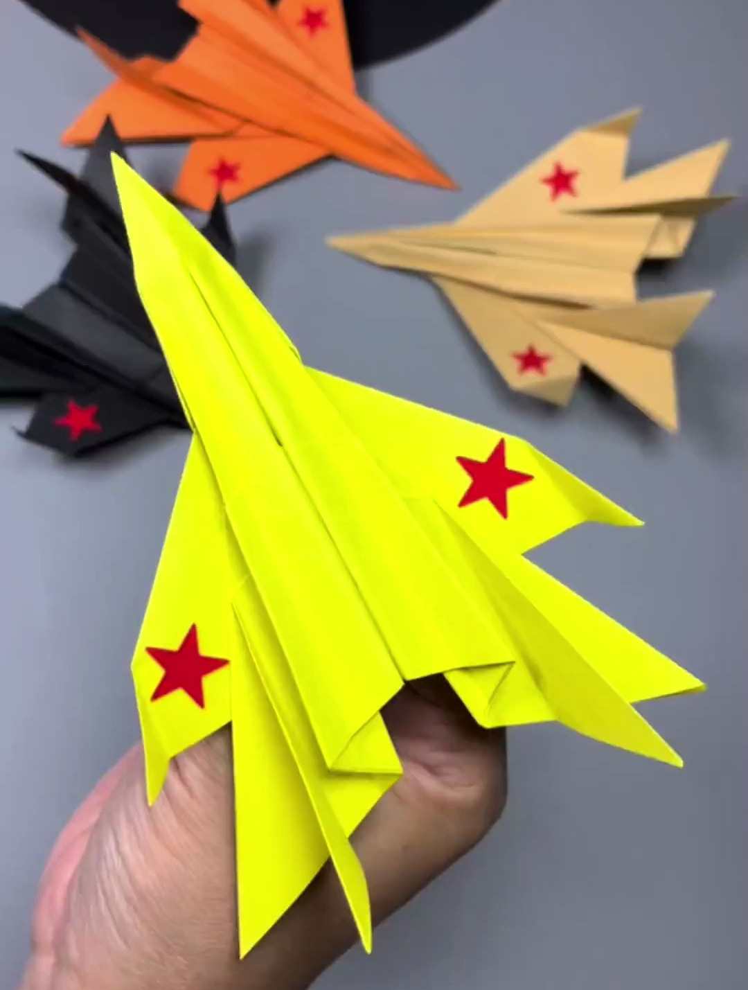f14战斗机 手工diy 亲子手工 手工 折纸-度小视