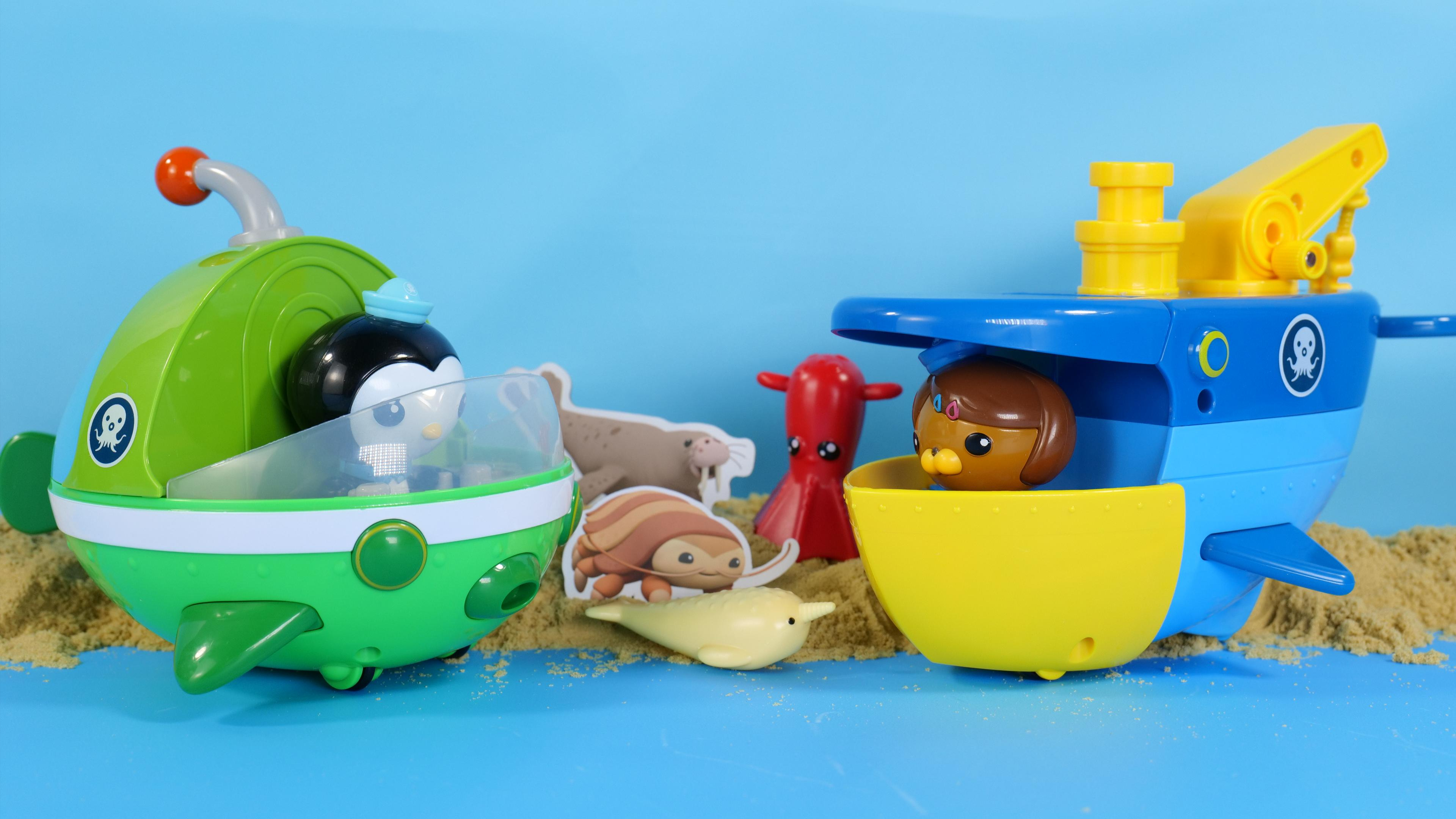 儿童玩具故事:海底小纵队拯救吸血乌贼