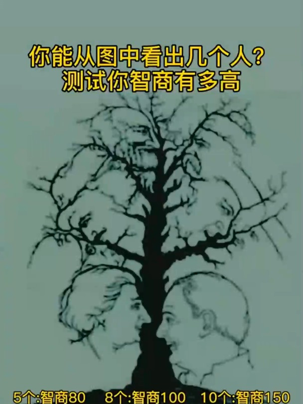 看图测智商:能找出10人的智商最少200,我只能找到8个愁人!