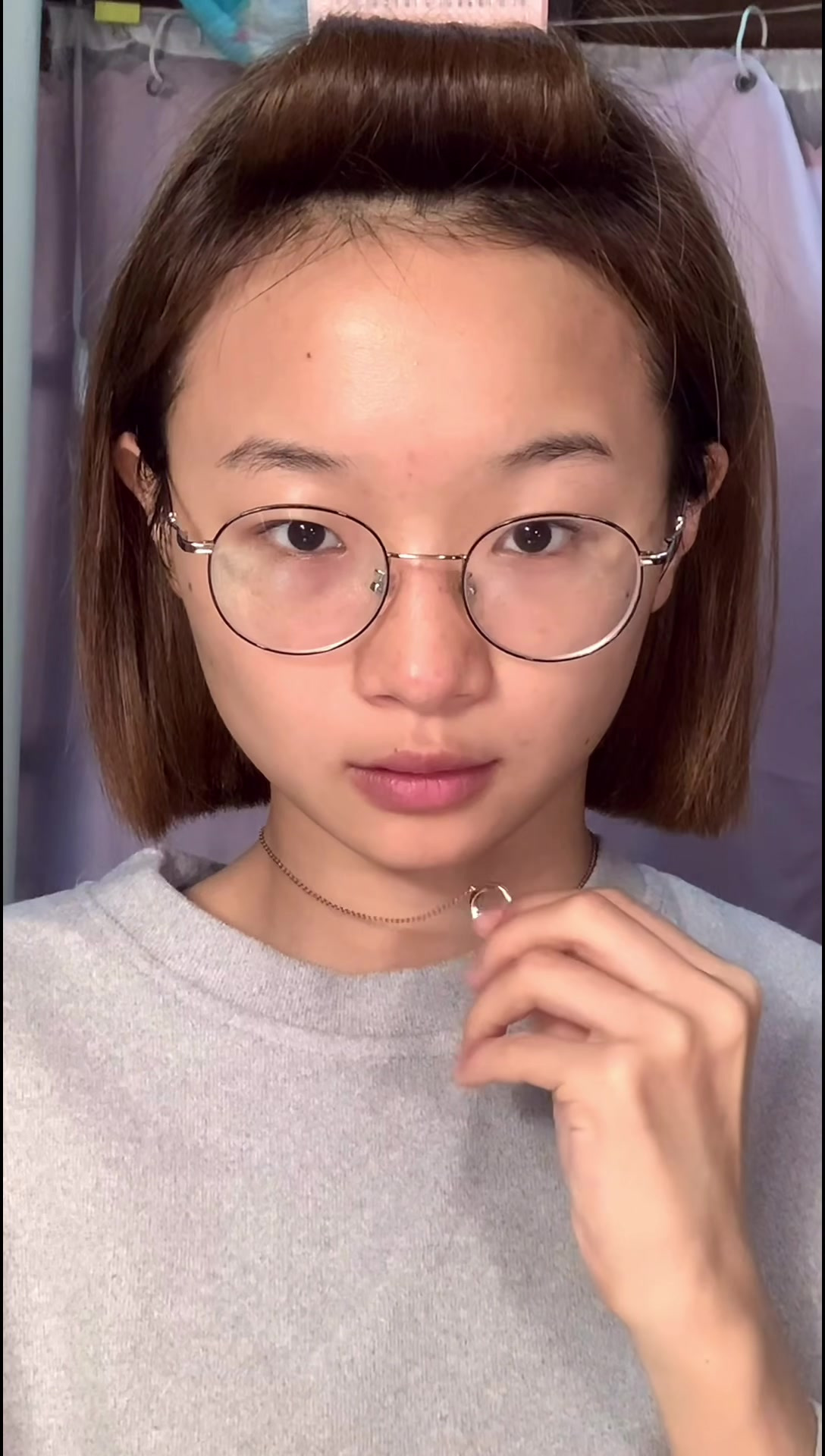 短发圆脸这个妆也太适合小眼睛了