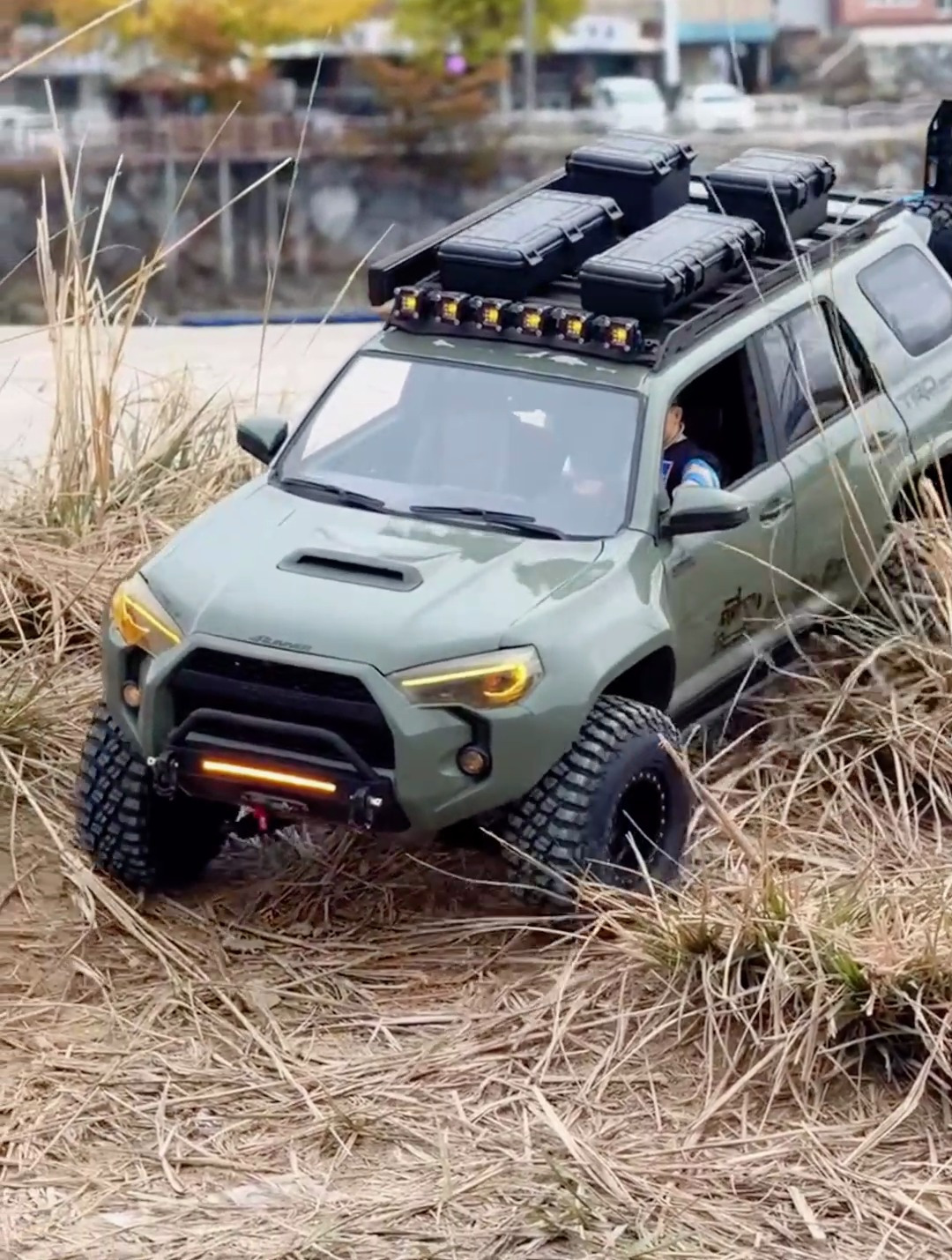遥控模型越野车草地越野