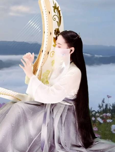 路过人间,贪嗔痴,箜篌弹奏-度小视