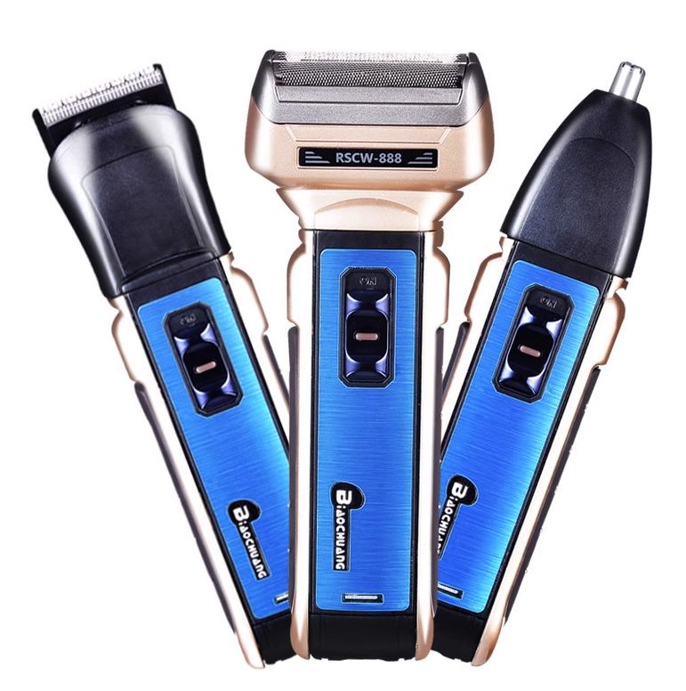 时尚造型_一机三用_多功能理发剃须一体机