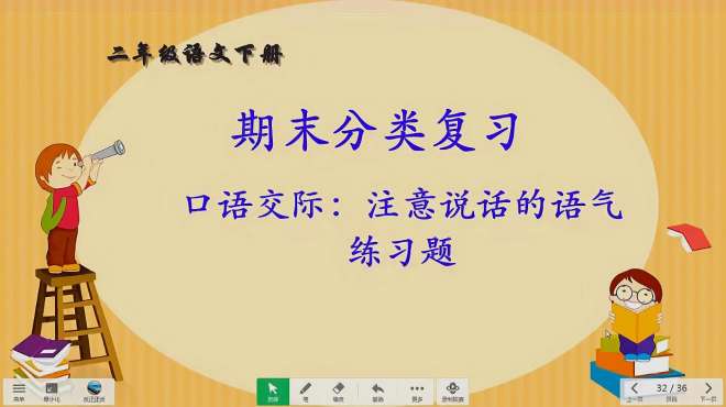 [图]二年级语文下册期末复习口语交际：注意说话的语气