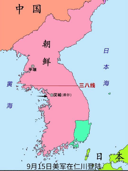 朝鲜地图高清中文版图片