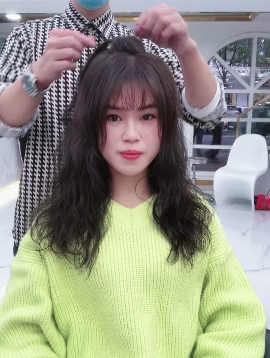 慵懒法式烫发型参考