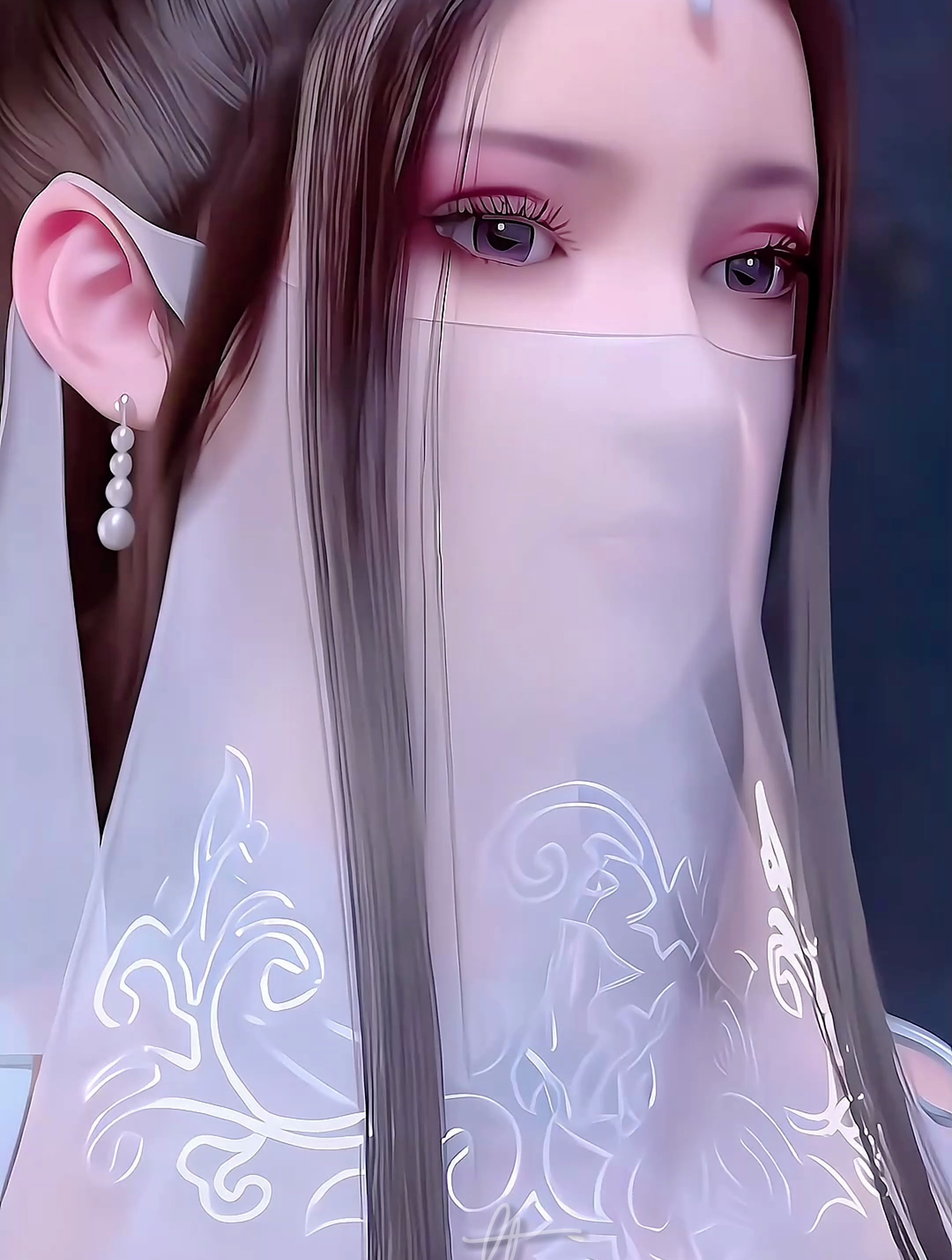 武动乾坤:赤足踏莲,眉如翠羽,肌如白雪 月宫女神 绫清竹