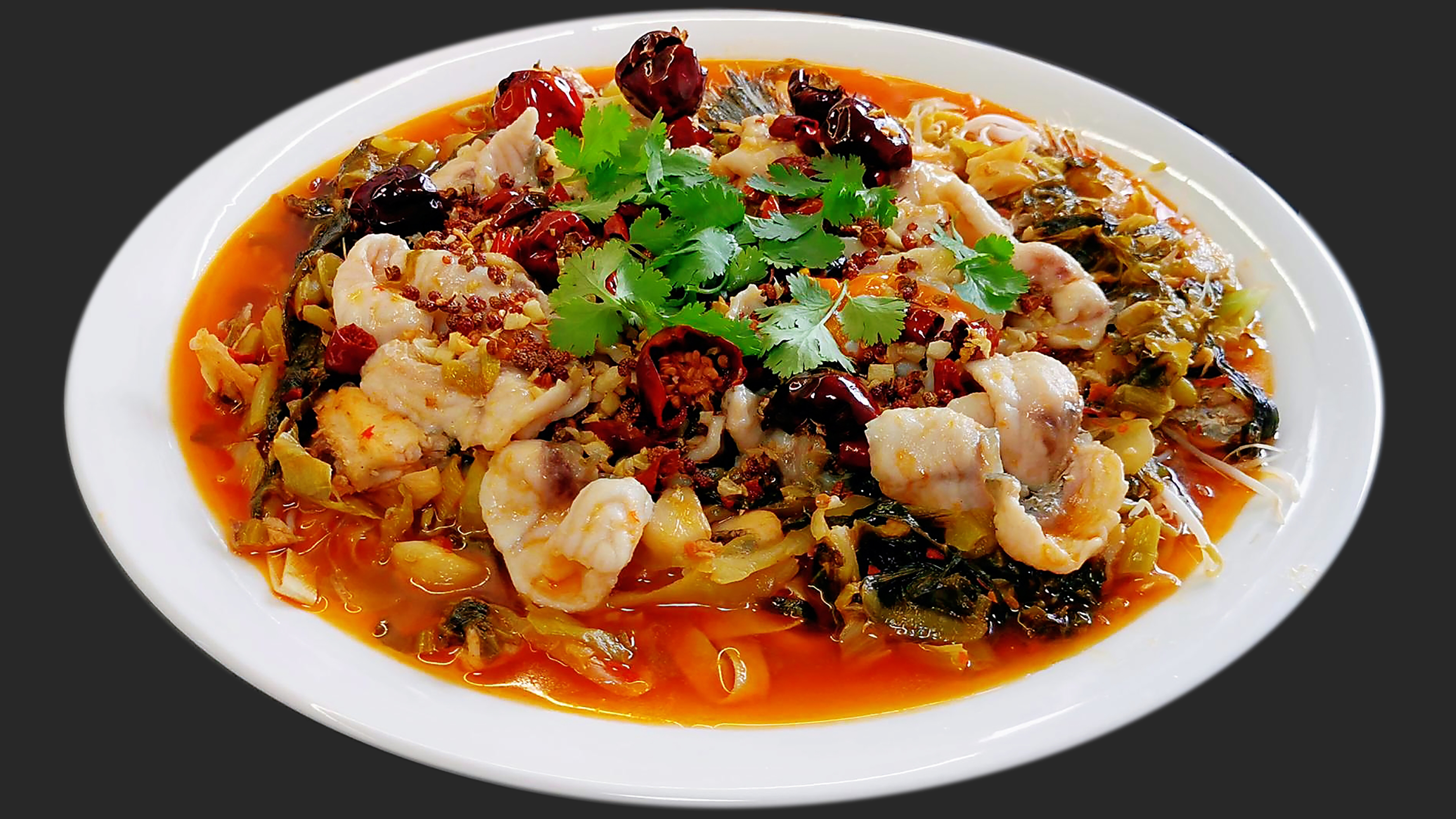 不是酸菜鱼!不是水煮鱼!是酸菜水煮鱼!自己切鱼片真是太酸爽了